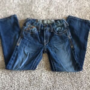 Boys Ariat Denim Jeans B5 Slim Size 8